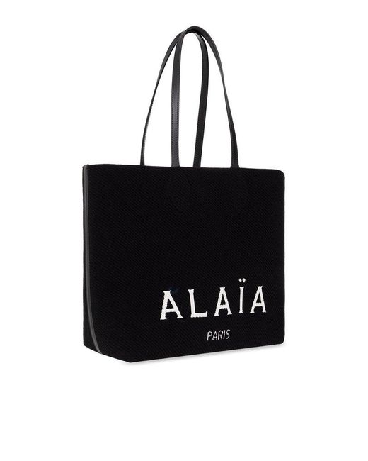 Alaïa Black Shopper Bag