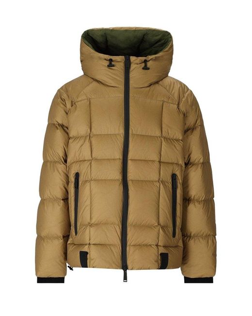 DSquared² Green Puff Beige Hooded Puffer for men