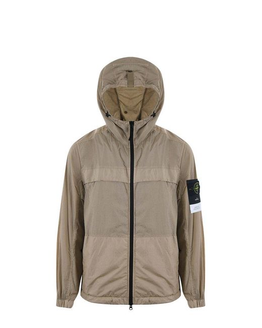 Stone Island Natural Reps Zip-up Jacket for men