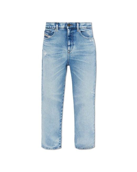DIESEL Blue '2016 D-air L.32' Boyfriend Jeans,