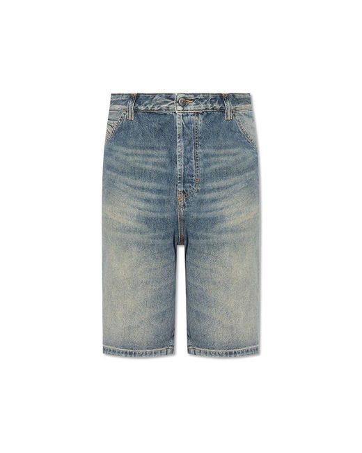 DIESEL Blue Jeans Shorts 'd-livery', for men