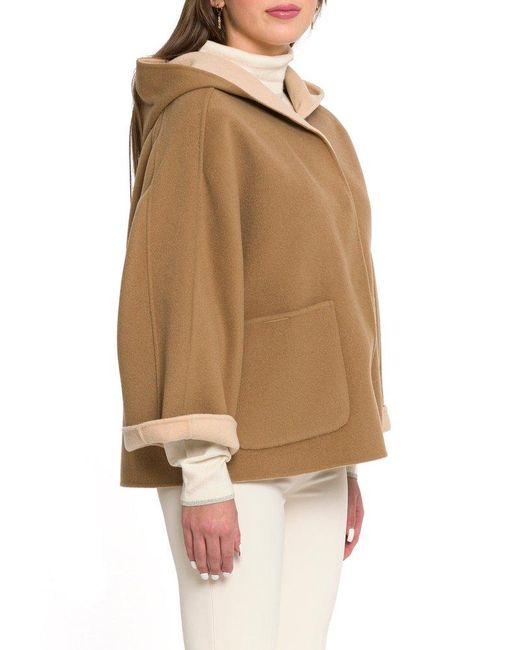 Weekend by Maxmara Natural Magno Reversible Buttoned Coat