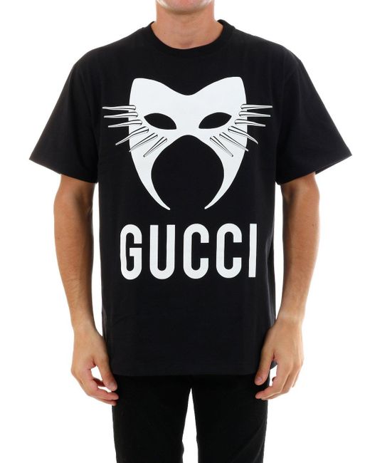 Gucci Black Manifesto Oversize T-shirt for men
