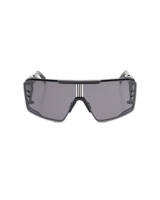 BALMAIN EYEWEAR Gray Shield Frame Sunglasses