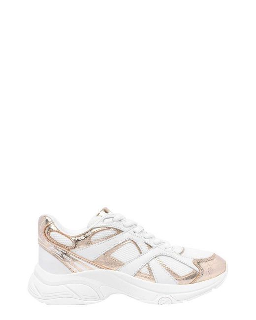 MICHAEL Michael Kors White Leo Lace-Up Sneakers