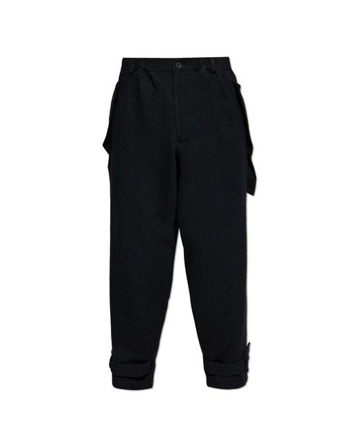 Yohji Yamamoto Black Loose-Fitting Trousers for men
