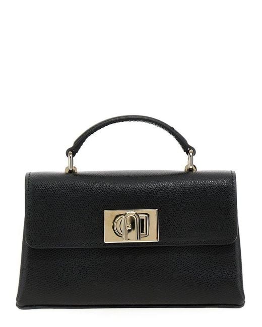 Furla Black 1927 Mini M Handbag