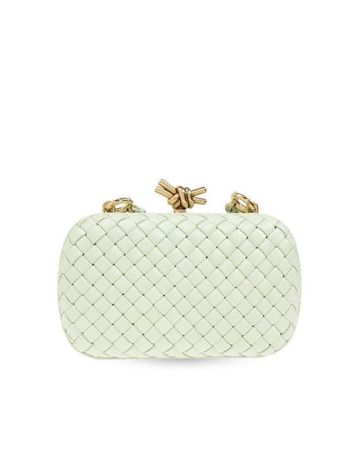 Bottega Veneta Green 'knot Small' Shoulder Bag,