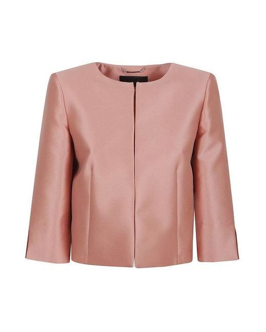 Alberta Ferretti Pink Short Jacket