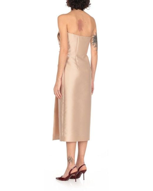 スカート A FERRETTI Mikado longuette dress Dress longuette in mikado Cocktail | Alberta Ferretti
