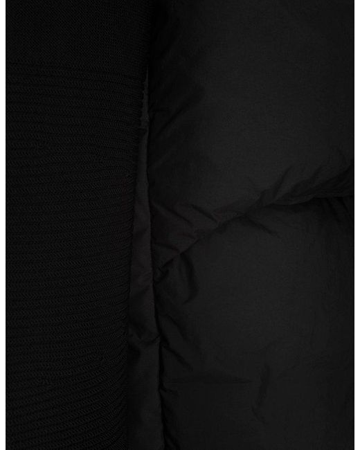 Moncler Logo Patch Puffer Jacket in Black