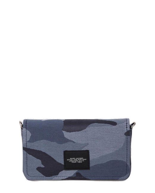 Marc Jacobs Blue The Camo Jacquard Chain Mini Bag