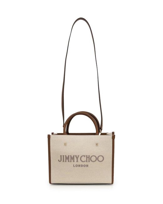 Jimmy Choo Natural Varenne Tote Bag