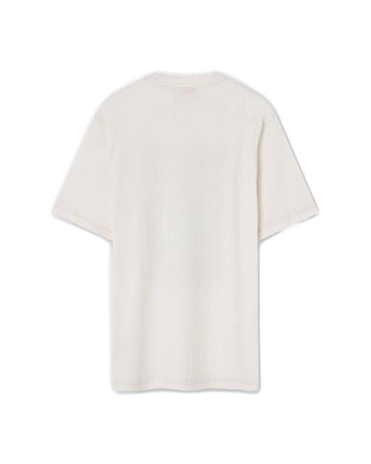 DIESEL White T-just-n12 Crewneck T-shirt for men