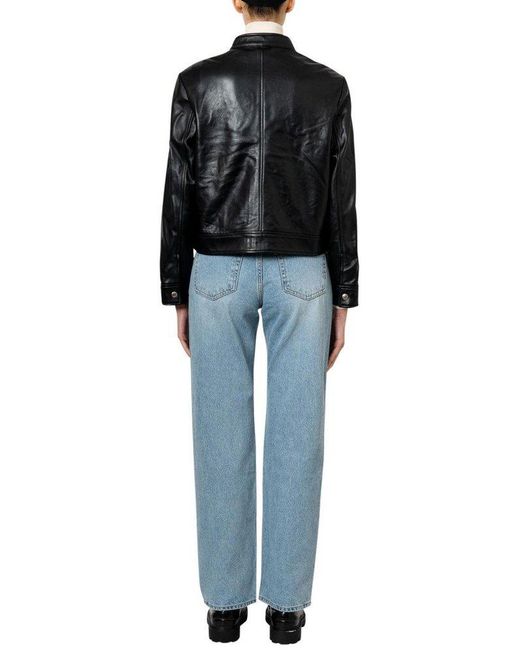 DUNST Black Racing Leather Jacket