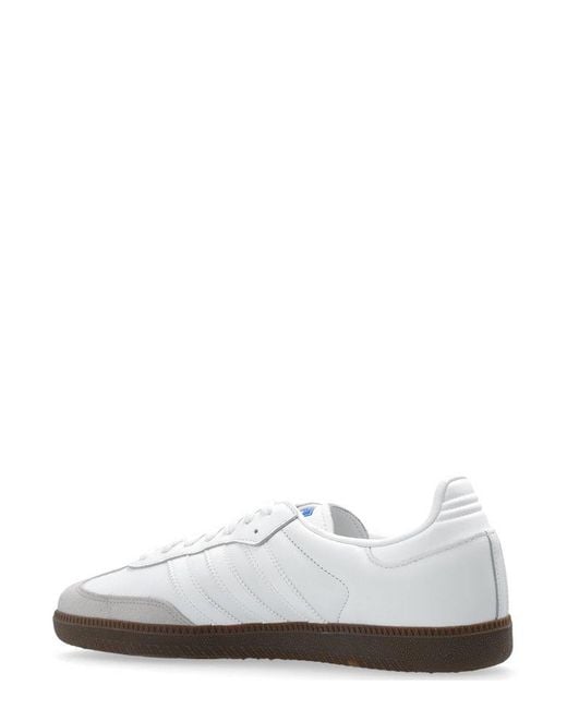 Adidas Originals White Samba Og Lace-Up Sneakers for men