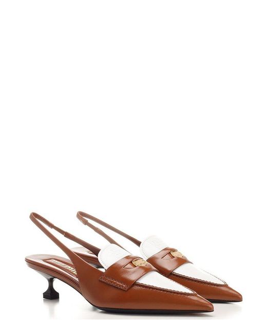 miu miu slingback pumps