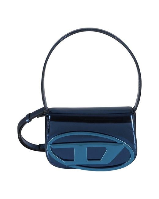 DIESEL Blue 1dr Leather Shoulder Bag
