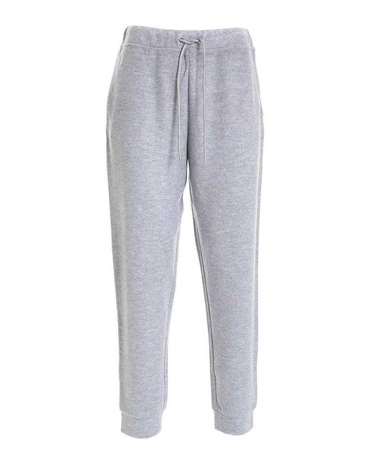 Weekend by Maxmara Synthetic Plain Drawstring Track Pants in Grey (Grey