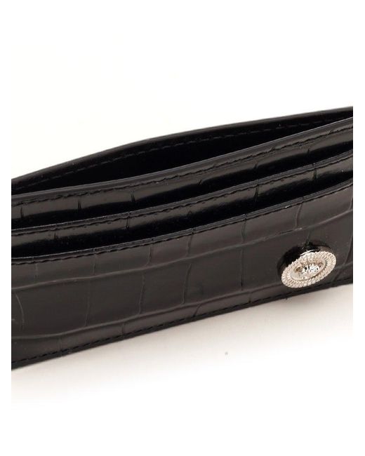 Versace Medusa Biggie Card Holder in Black for Men Lyst