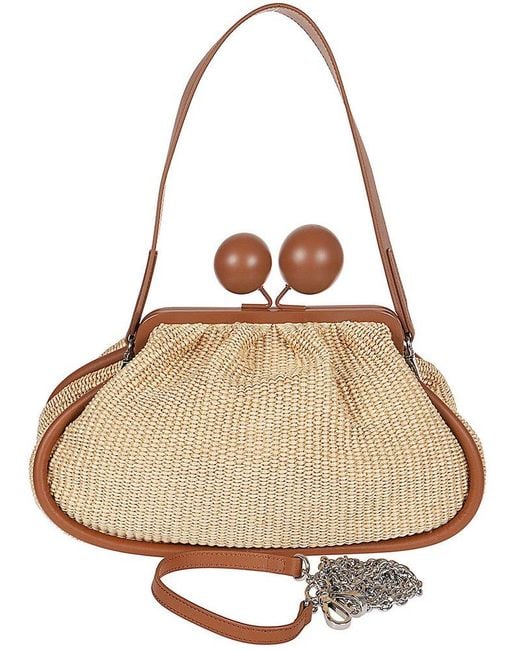 Weekend by Maxmara Natural Efebo Large Pasticcino Clutch