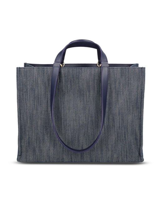 Ferragamo Blue Handbags