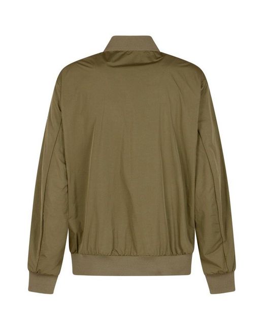 Moncler Green Grammont Zip-Up Bomber Jacket for men