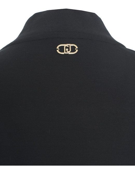 Liu Jo Blue Buttoned Sweatshirt