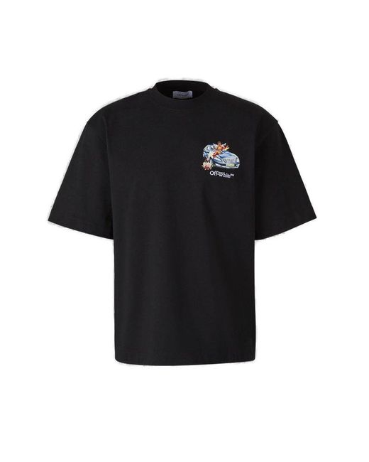 Off-White c/o Virgil Abloh Black Fresco Arrow T-Shirt for men