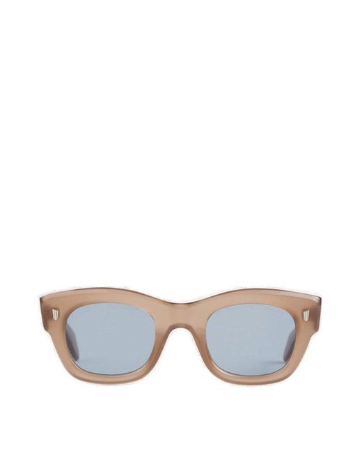 Cutler & Gross Natural Oval-frame Sunglasses for men
