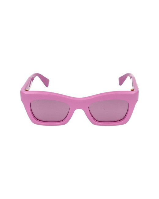 Gucci Pink Cat Eye Frame Sunglasses