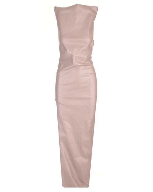 Rick Owens Pink Athena Long Dress