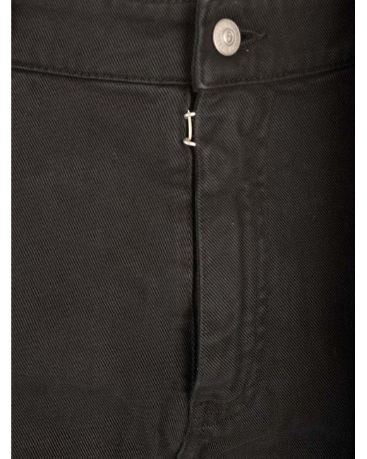 MM6 by Maison Martin Margiela Black Logo-Patch Jeans for men