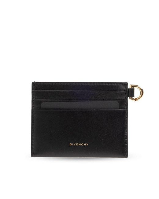 Givenchy Black 4g Plaque Cardholder