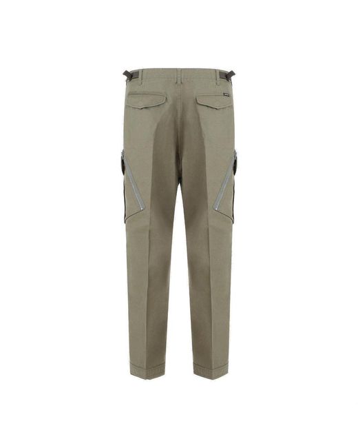 Tom Ford Gray Twill Cargo Sport Pants for men
