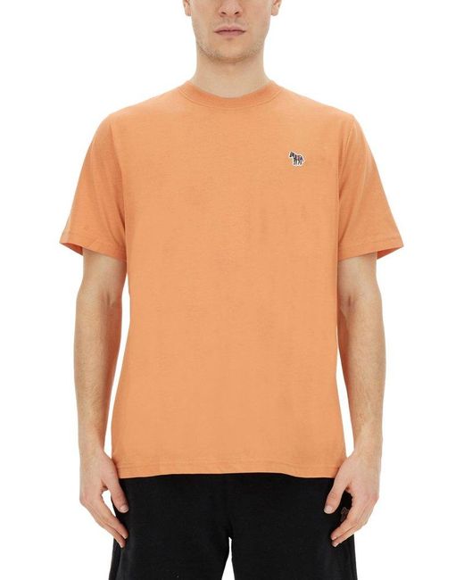 PS by Paul Smith Orange Zebra T-Shirt for men