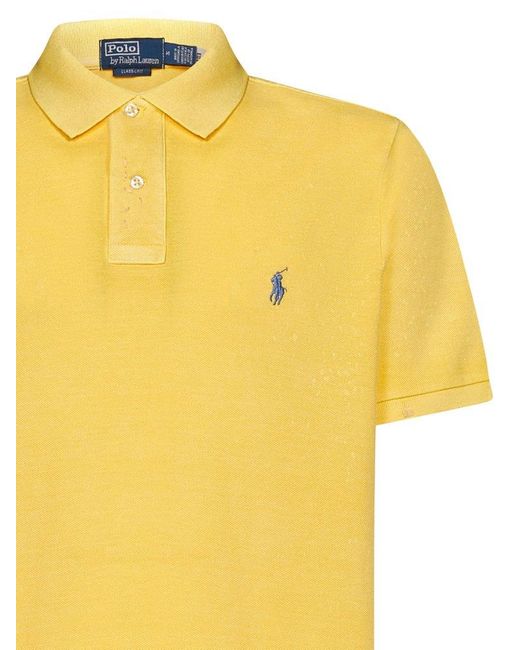 Polo Ralph Lauren Yellow Polo Shirt for men