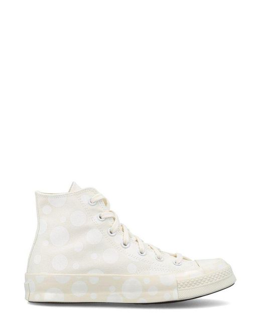 Converse Chuck 70 Polka Dots Hightop Sneakers in White Lyst