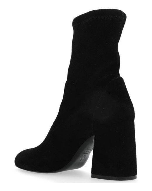 Stuart Weitzman Black Yuliana Ankle Boots