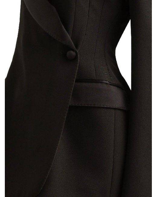 Dolce & Gabbana Black Tailored Blazer Jacket