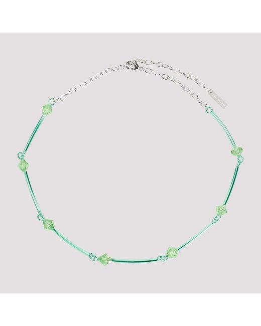 Hugo Kreit Metallic Beaded Chain Necklace