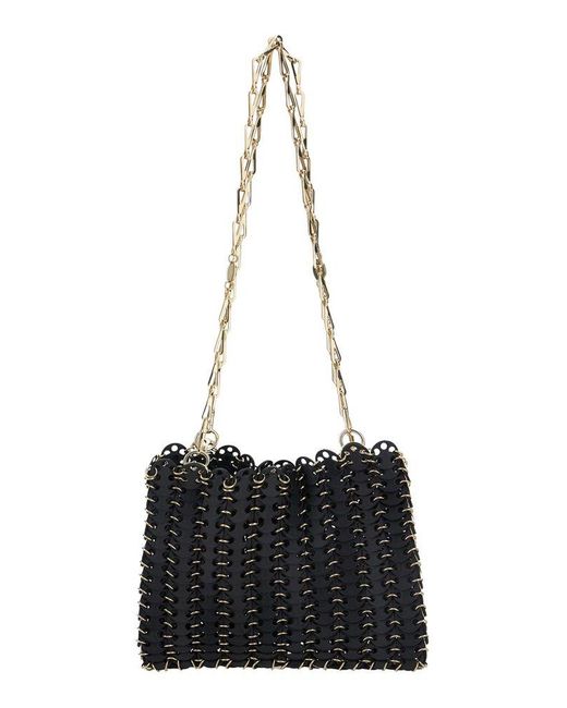 Rabanne Black Rabanne 1969 Chain Linked Shoulder Bag