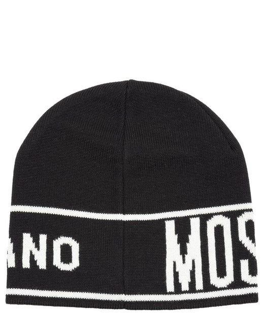 mens moschino beanie
