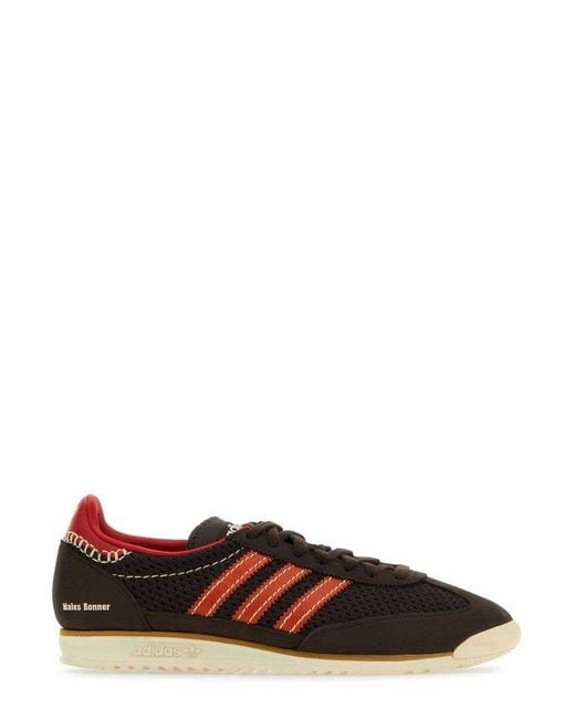 Adidas by Wales Bonner Brown Sl72 Lace-up Sneakers for men