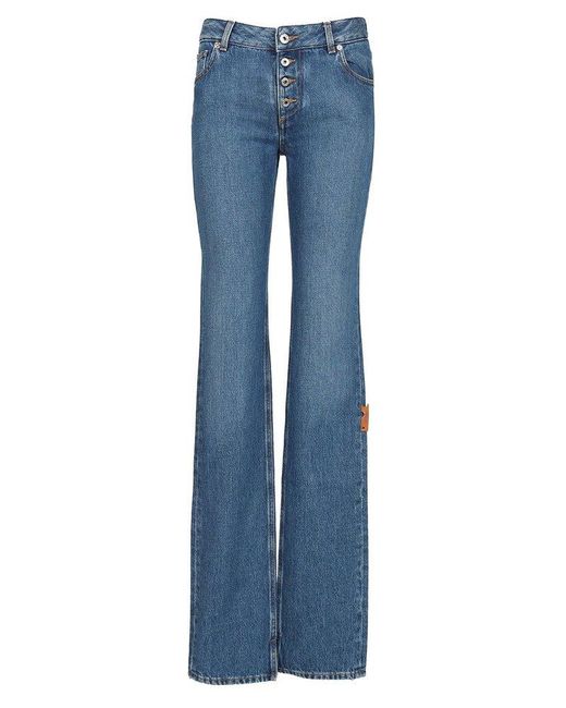 Off-White c/o Virgil Abloh Blue Britney Jeans