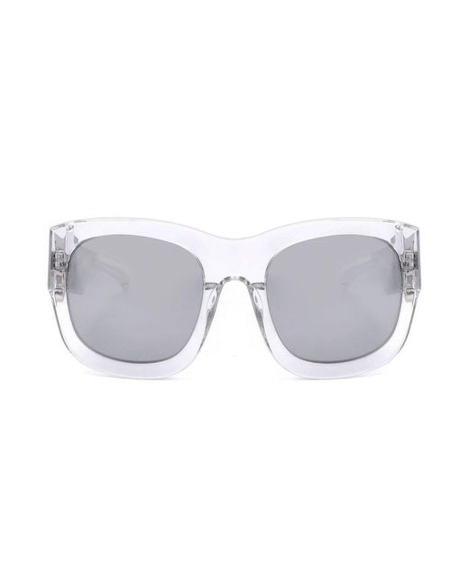 Linda Farrow Black X Ktz Square Frame Sunglasses