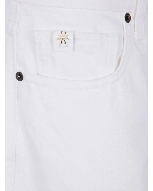 Jacob Cohen White Cindy Tailored Shorts