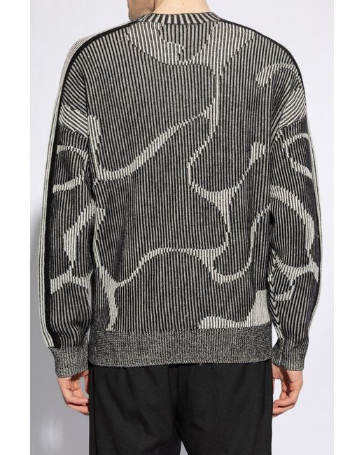 Emporio Armani Gray Wool Sweater, for men
