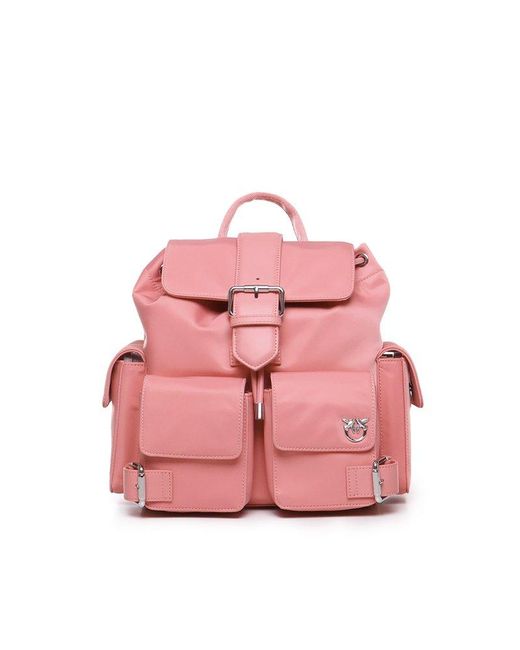 Pinko Pink Pocket Detailed Backpack
