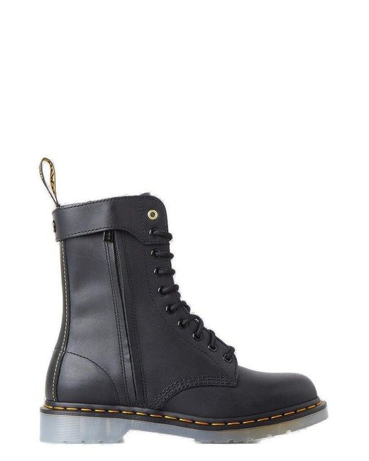Yohji Yamamoto Black X Dr.martens 1490 Lace-up Boots for men